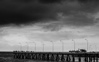 Boardwalk During Storm